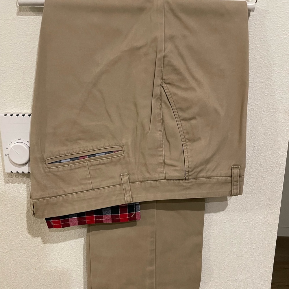Bonobos Slim Straight Chinos! 36X32 Khaki Color